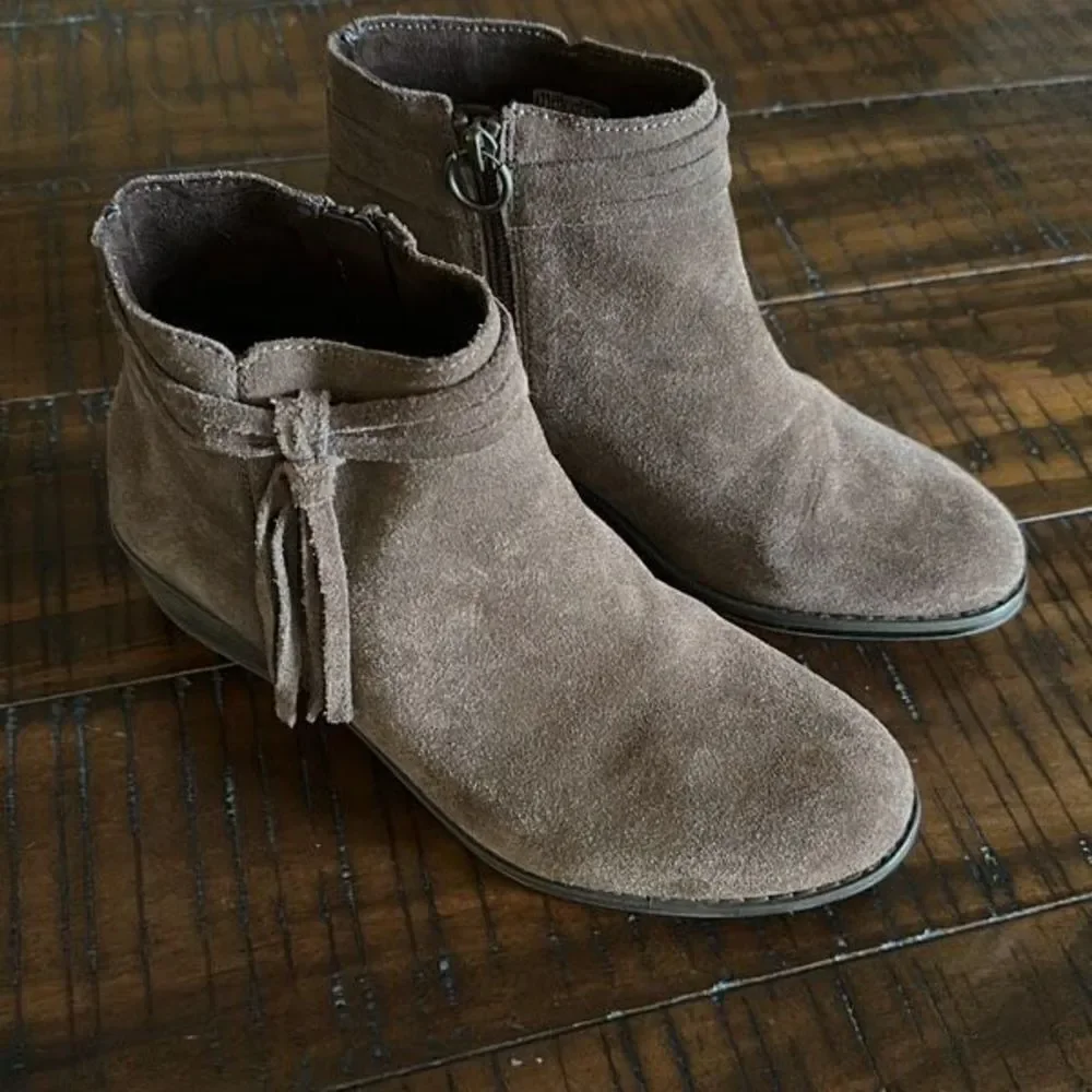 Skechers modern western bootie ankle boots brown 7.5